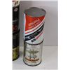 Image 3 : (7) Automotive Liquid Tins - 1 Filled