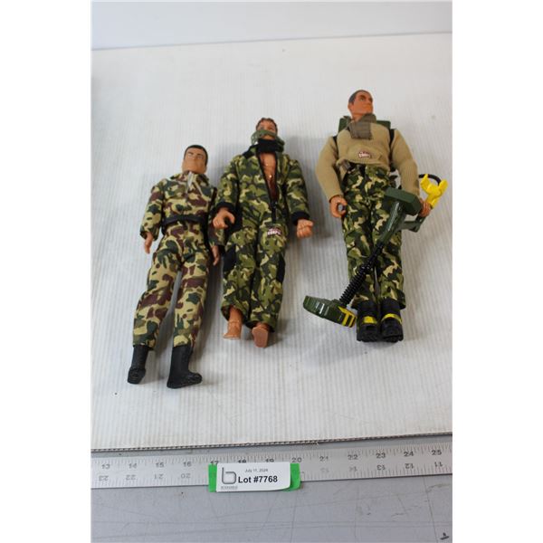 (3) Ultra Corp Figurines