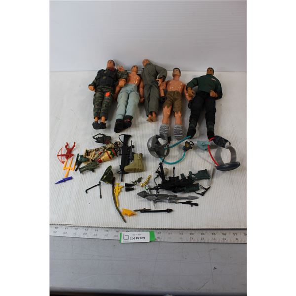 (5) Figurines with Accessories