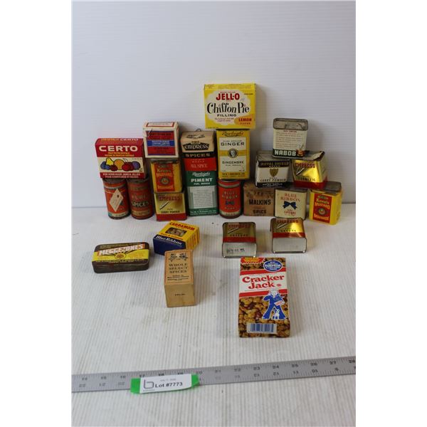 Assorted Vintage Tins
