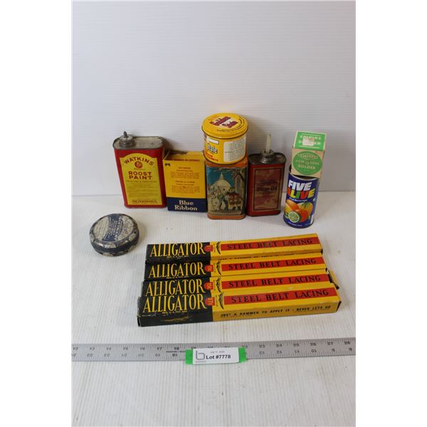Vintage Tins & Boxes