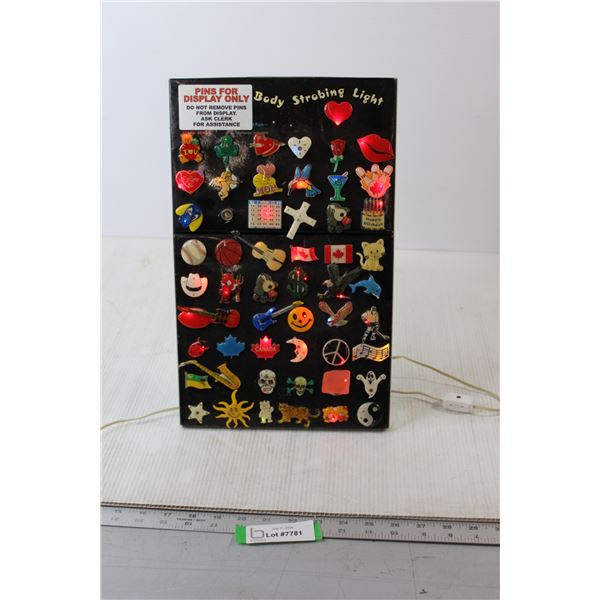 Assorted Light Up Pins - Works
