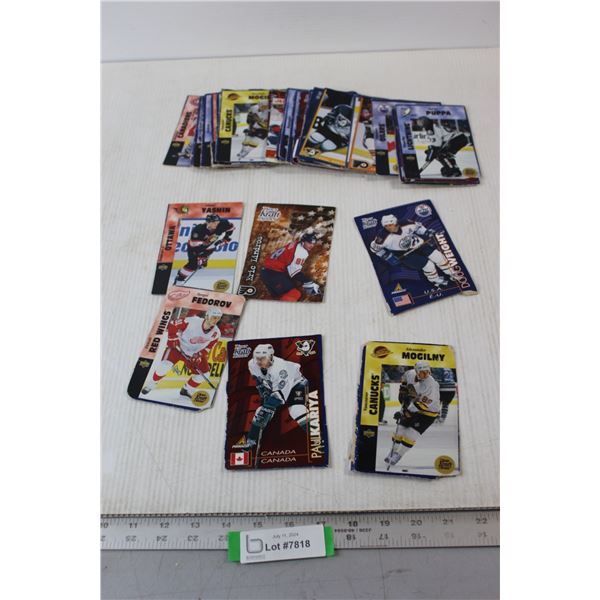 Kraft Dinner Box Hockey Cut Outs