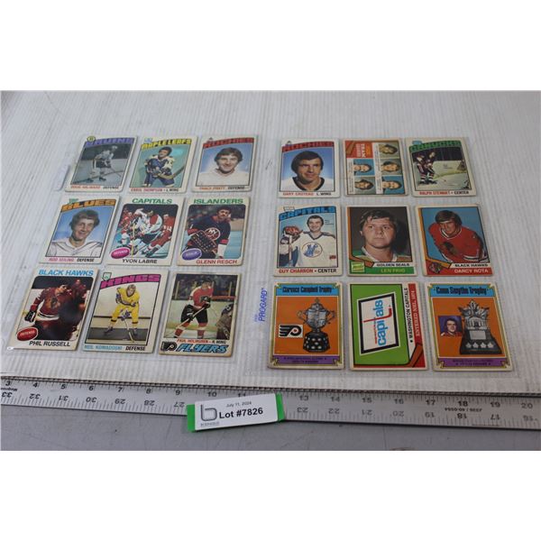 (18) Vintage 1970's Hockey Cards