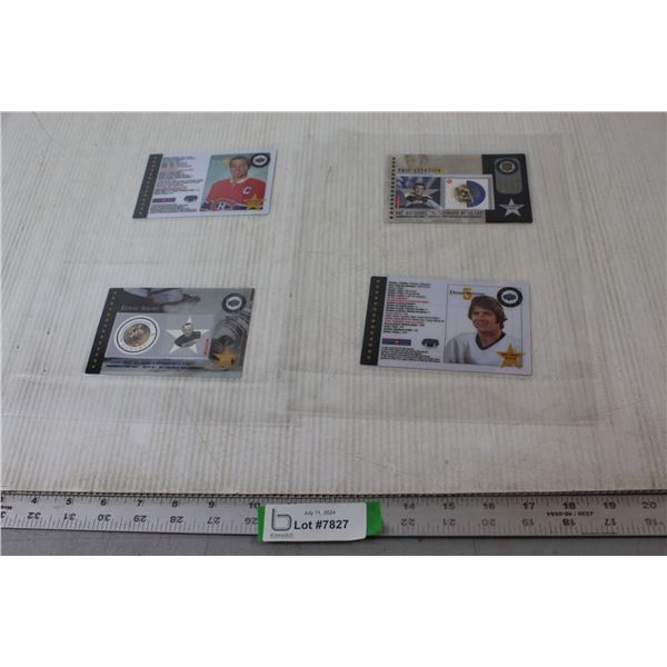 (4) 2001-2002 Canada Post Hockey Stamps