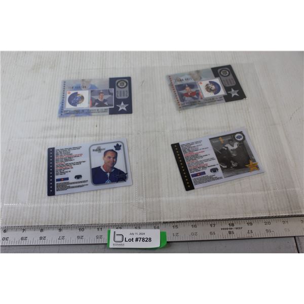 (4) 2001-2002 Canada Post Hockey Stamps