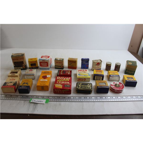 (24) Assorted Vintage Product Containers