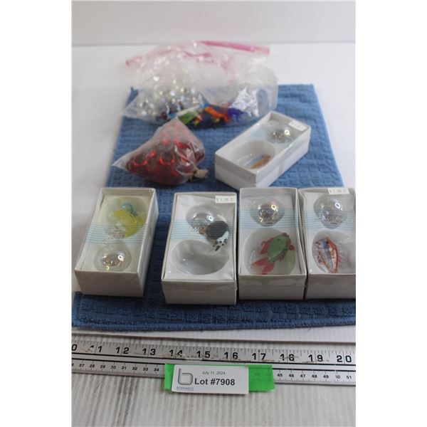 Assorted Aquarium Decorations