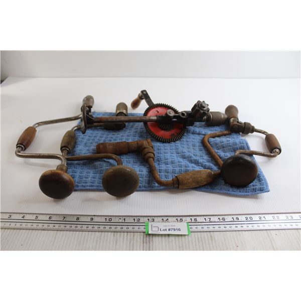 (4) Carpenter's Braces, (??)