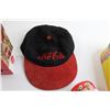 Image 3 : Coca-Cola Glass, Hat, and (2) Tins
