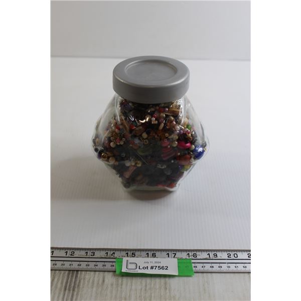 Jar of Jewelry/Friendship Bracelet Beads