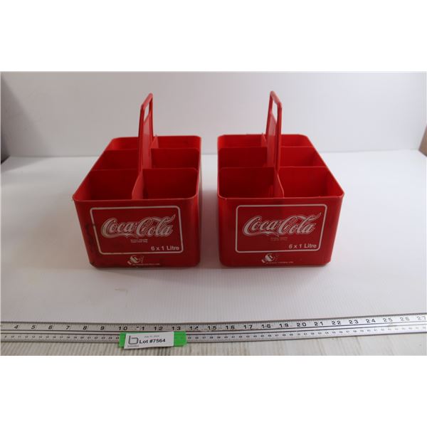 (2) Coca-Cola Drink Holders