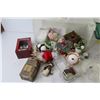 Image 3 : (2) Plastic Containers of Christmas Ornaments