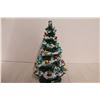 Image 2 : Ceramic Christmas Tree w/Lights (working - missing bulbs)