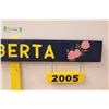 Image 3 : *Wooden Alberta 100 Anniversary Lawn Sign