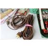 Image 3 : Christmas Tree Topper - Tinsel - (2) Extension Cords - Christmas Decor Items