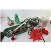 Image 5 : Christmas Tree Topper - Tinsel - (2) Extension Cords - Christmas Decor Items