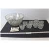 Image 1 : Punch Bowl, Spoon & (8) Cups