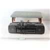 Image 1 : Dual Cassette Recorder/AM-FM Radio - Untested, Foot Stool - 20" x 9" x 8"