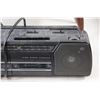 Image 3 : Dual Cassette Recorder/AM-FM Radio - Untested, Foot Stool - 20" x 9" x 8"