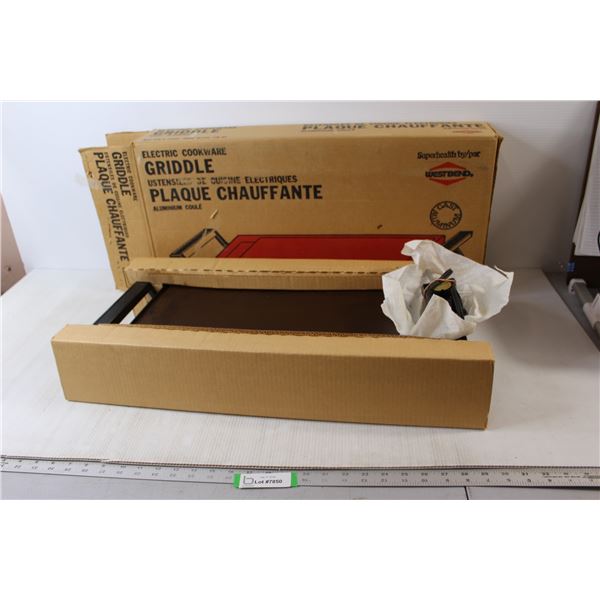 Electric Cookware Griddle - Untested