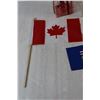 Image 4 : (2) Candles, (2) Flags - Canada & Alberta