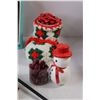 Image 4 : Candles, ,Crocheted Stocking, Nutcracker, Santa Dip Chiller