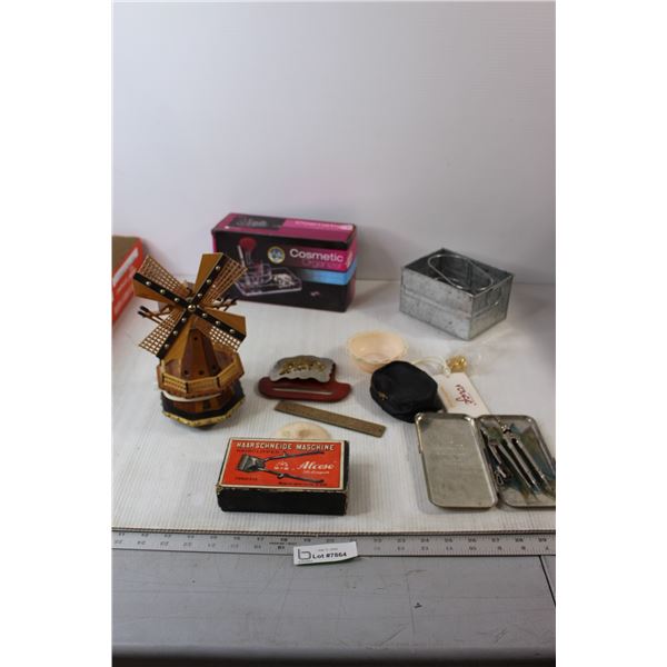 Geometry Set, Cosmetic Organizer, Windmill Music Decoration, Misc.