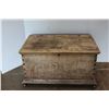 Image 1 : *Wooden Russian early 1900's Chest - 42" x 25 3/4" x 25"