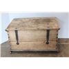 Image 7 : *Wooden Russian early 1900's Chest - 42" x 25 3/4" x 25"