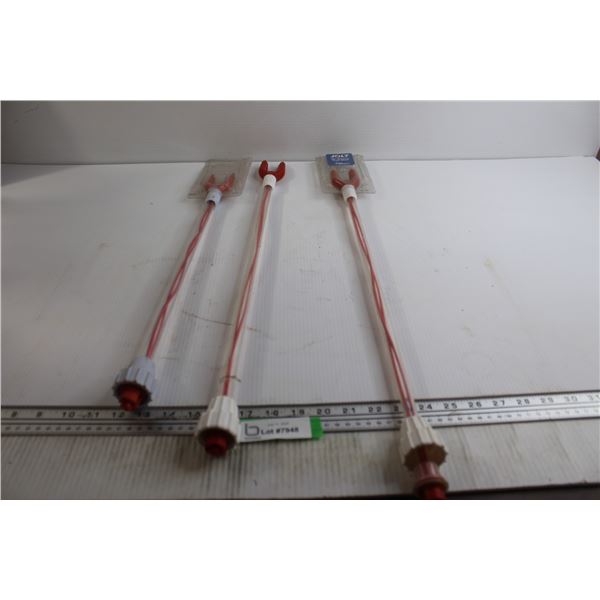(3) Electric Cattle Prod Shafts