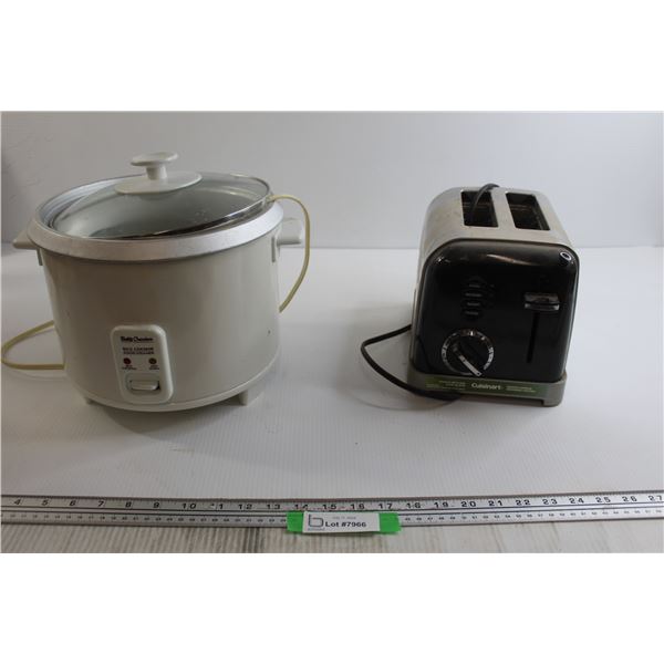 Rice Cooker and Toaster - Both Untested