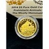 Image 2 : 2014 $5 Pure Gold Coin. The Woolly Mammoth