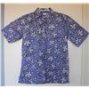Image 1 : Love's Bakery Logo Blue Print Aloha Shirt Size 4X