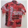 Image 4 : Love's Country Hearth Red/Black/Gray Aloha Shirt Size 3X