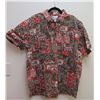 Image 1 : Love's Logo Red Gray House of Uniforms Aloha Shirt Size XXL