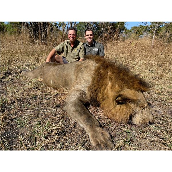 (UPDATED) SAFARI ROYAL:21-Day Full Bag Lion Hunt GUIDED BY MIKE ANGELIDES for One Hunter in Tanzania