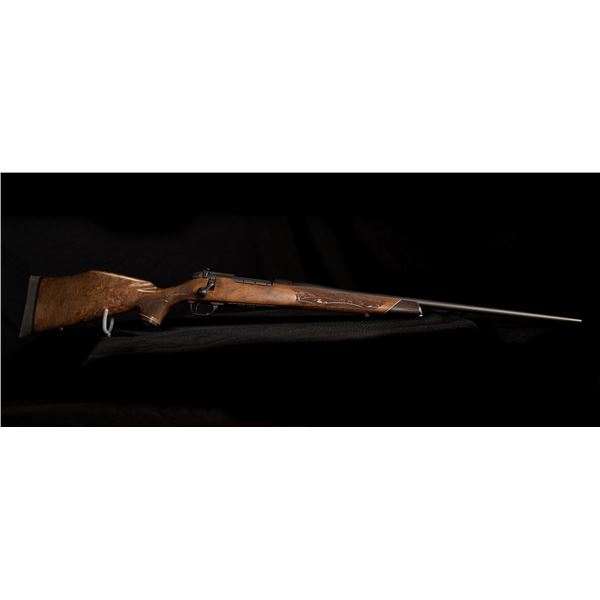WEATHERBY: LIMITED EDITION #1/13 Exhibition Grade Custom-Engraved Weatherby Mark V 257 Rifle
