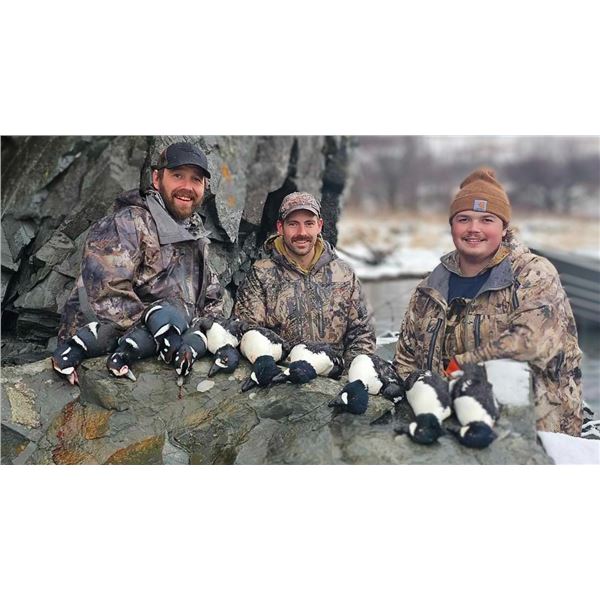 SOUND TO SUMMIT: 5-Day/5-Night Sea Duck & Fishing Adventure for Four in Prince William Sound, Alaska