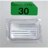 Image 1 : 1 Oz .999 Silver American Flag Bar