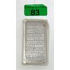 Image 1 : 10 Oz .999 Silver Johnson Matthey Bar 
