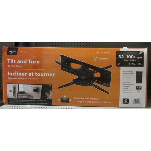 AVF Tilt & Turn TV Wall Mount - 32" -100"