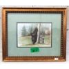 Image 1 : Sue Coleman Framed Print - 15" x 13"