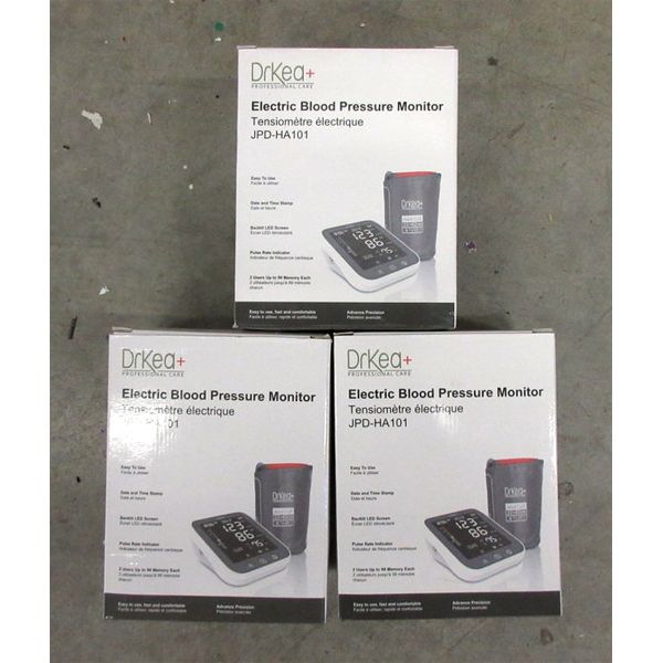 3 New DrKea+ Electric Blood Pressure Monitors