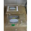 Image 1 : 2 Packs of 4 New White Coupe Serving Platters