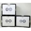 Image 1 : 3 Black "Royal Mint" Bullion Boxes