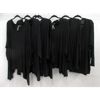 Image 1 : 7 Assorted Plus Size Black Tunic Length Shirts