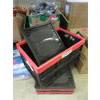 Image 1 : Set of 3 Foldable Crates with Lids - 11" x 16" x 9" deep