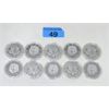 Image 1 : 10 x Silver Clad 2024 Donald Trump 45th President Rounds 