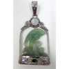 Image 2 : Sajen .925 Silver Gemstone Dolphin Pendant